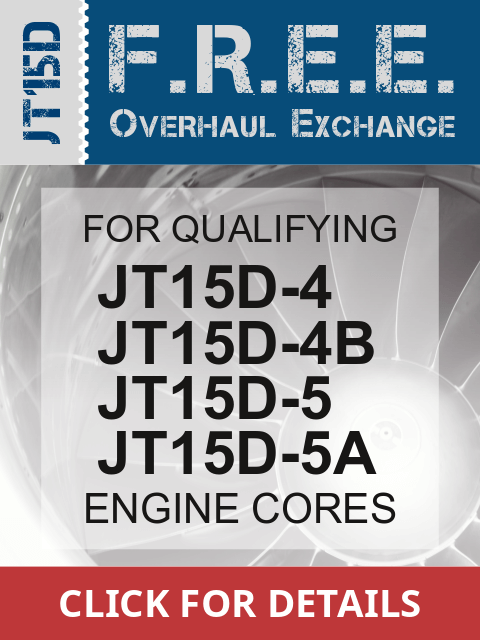 JT15D Overhaul Exchange